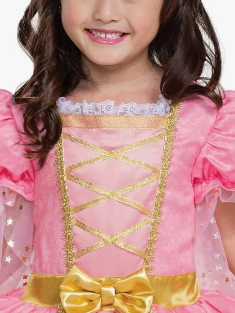 Disguise Pink Princess Child Costume | Sparkling Ball Gown Dress Size Small 4-6×